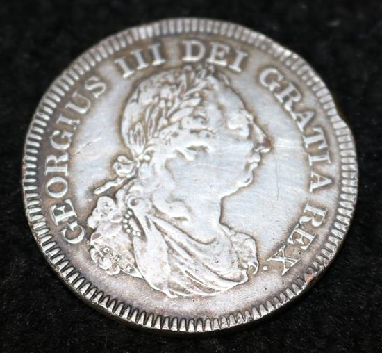 George III Five Shillings Dollar, 1804,(-)